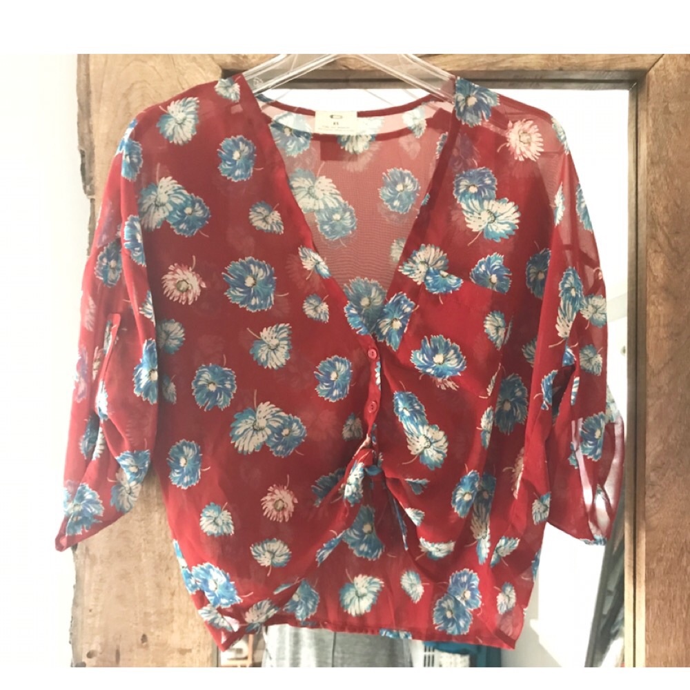 Kimono Sheer Top